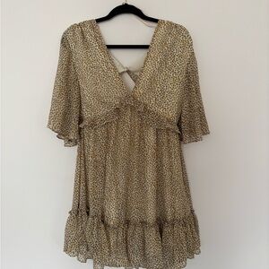 Elegant Leopard Print Dress